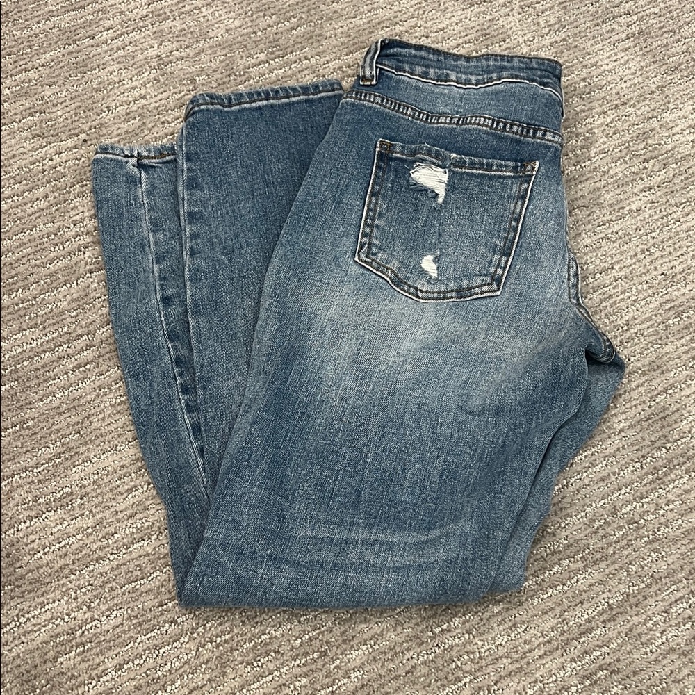 NEW! Blue Distressed Jeans